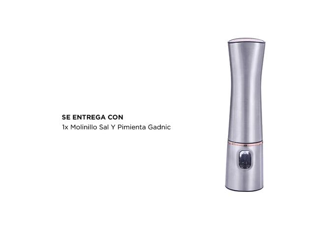 Molinillo Pimentero Electrico gadnic a Pila con luz Led - 4