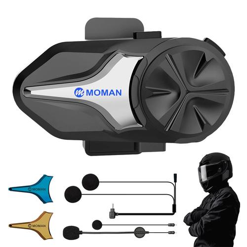 Intercomunicador Moto Moman CP-X Cancelacion de ruido Activo 2000mts rango 24 Personas - 0