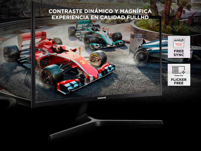Monitor Samsung 24” RG50 Curve 144Hz Gamer FHD Hdmi LC24RG50FQLX - 4
