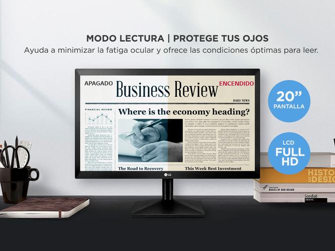Monitor LG 20MK400H Flat FHD 16:9  - 2