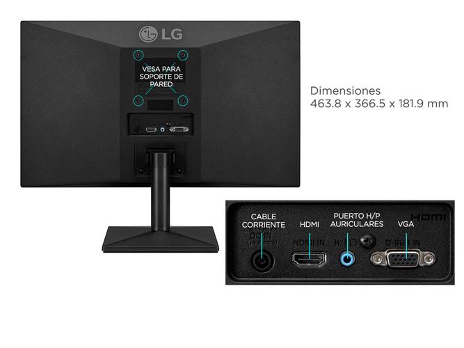 Monitor LG 20MK400H Flat FHD 16:9  - 6