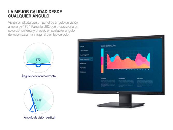 Monitor Dell 22 E2220H Full Hd Led Display Port  - 4