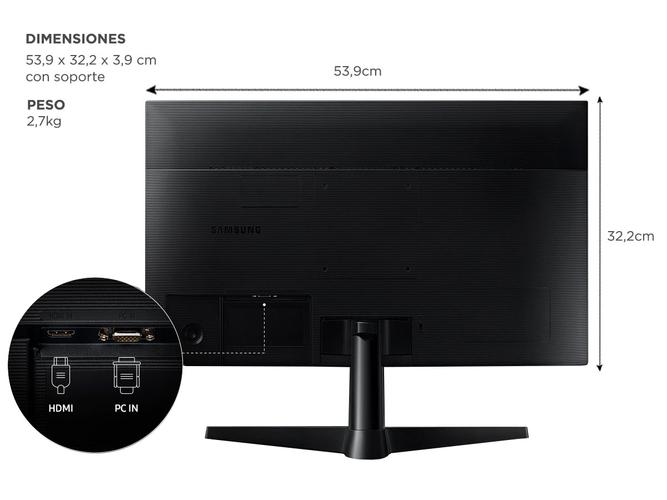 Monitor Samsung T350 24 Full HD 75Hz HDMI - 4