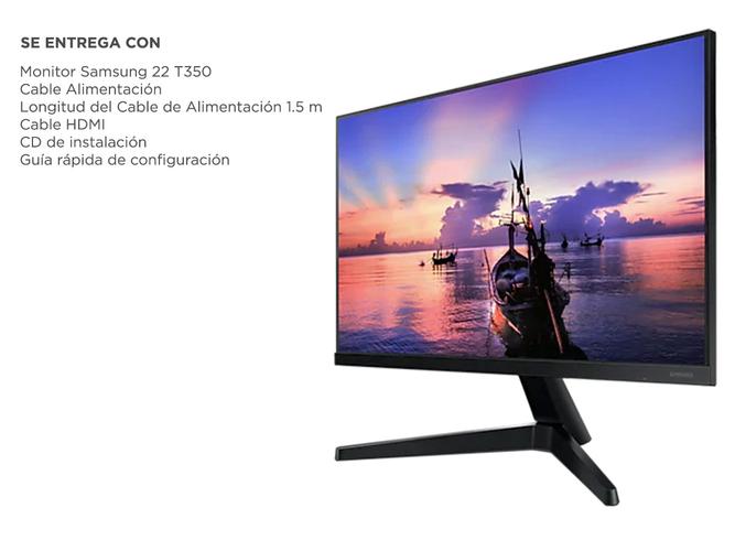Monitor Samsung T350 22 Full HD 75Hz HDMI - 5
