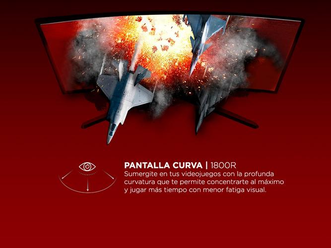 Monitor Samsung 24” RG50 Curve 144Hz Gamer FHD 16:9 Hdmi  - 3