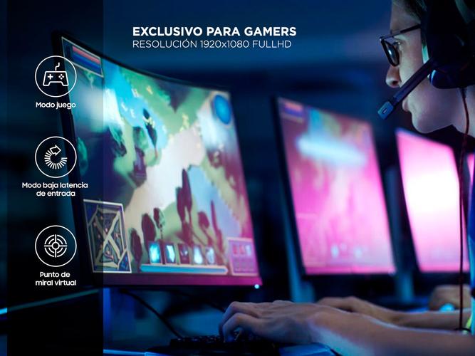 Monitor Samsung 24” RG50 Curve 144Hz Gamer FHD 16:9 Hdmi  - 4