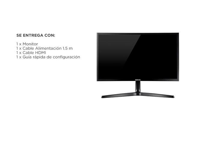 Monitor Samsung 24” RG50 Curve 144Hz Gamer FHD 16:9 Hdmi  - 6