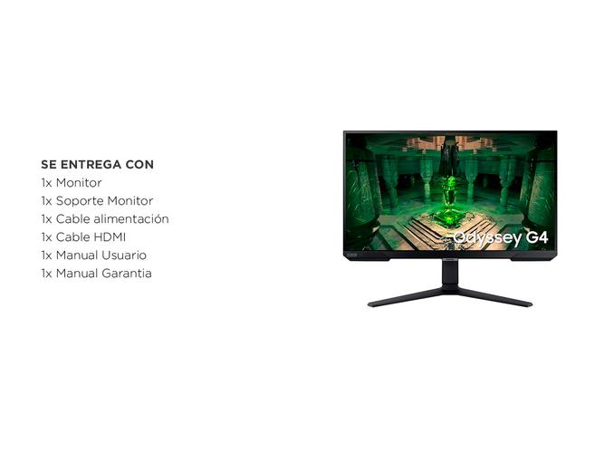 Monitor Gamer Samsung Odyssey G4 25 Pulgadas FHD 240Hz con panel IPS - 5
