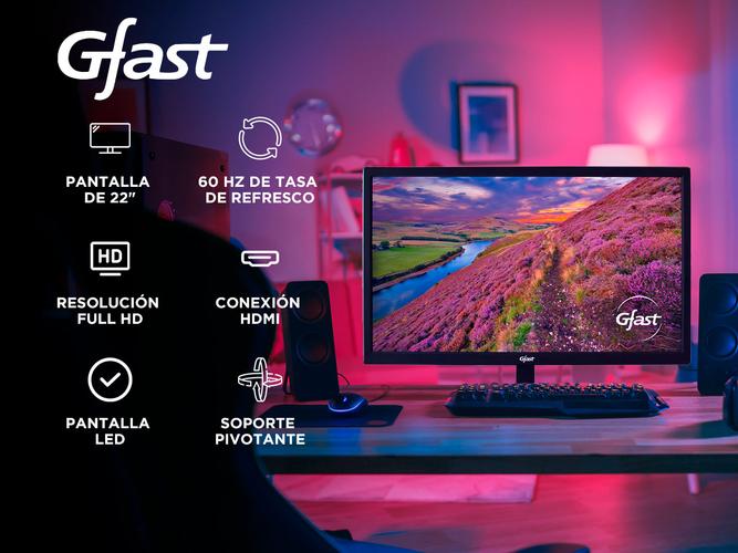 Monitor Gfast T220 215 Led FHD 1080p  - 1