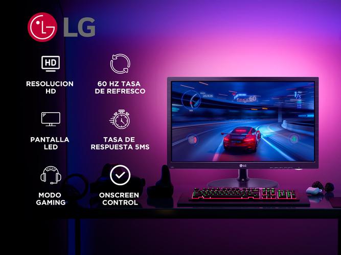 Monitor Lg 19” M38A Flat HD 169 60Hz Vga - 1