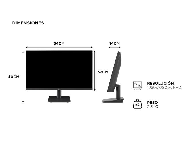 Monitor LG 24 LED MS500 Borderless 100 Hz 5ms - 5