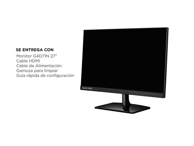 Monitor GADNIC 27” Gamer G4D71N-F Full HD 1080p 75 Hz - 5