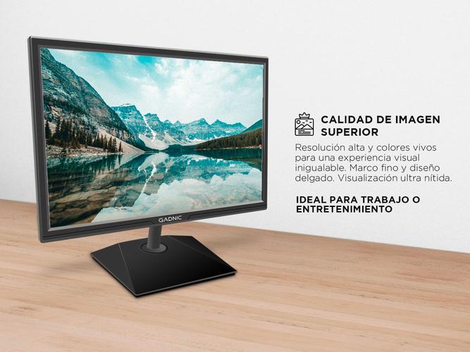 Monitor Led Gadnic 19 Pulgadas HD  Usado - 3