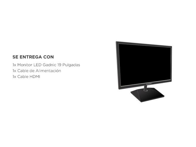 Monitor Led Gadnic 19