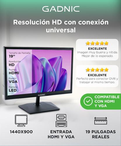 Monitor Led Gadnic 19 HD  - 1