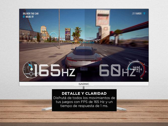 Monitor Gaming Gadnic 24 Plana IPS FHD 165 Hz Sin Bordes  Outlet - 4