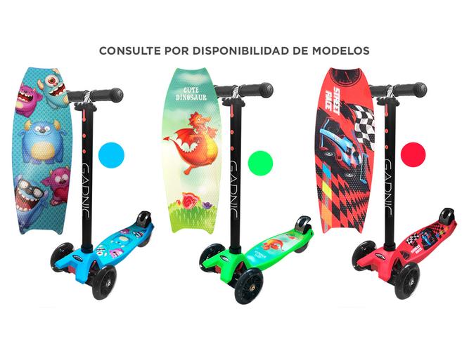 Monopatín Gadnic Infantil Reforzado 4 Ruedas Hasta 30kg - 2