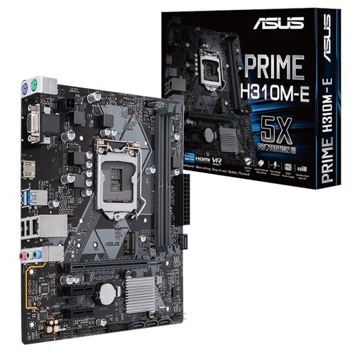 Mother Asus Prime H310M-E Micro ATX HDMI VR Ready USB 3.1 - 0