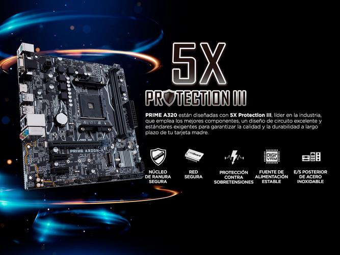 Mother Asus Prime A320M-K Micro ATX AM4 DDR4 Slot M.2 - 2