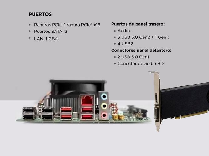 Combo Actualizacion Pc Gamer AMD  8 Nucleos + Mother + 16GB c/ Video RX 550 2GB - 4