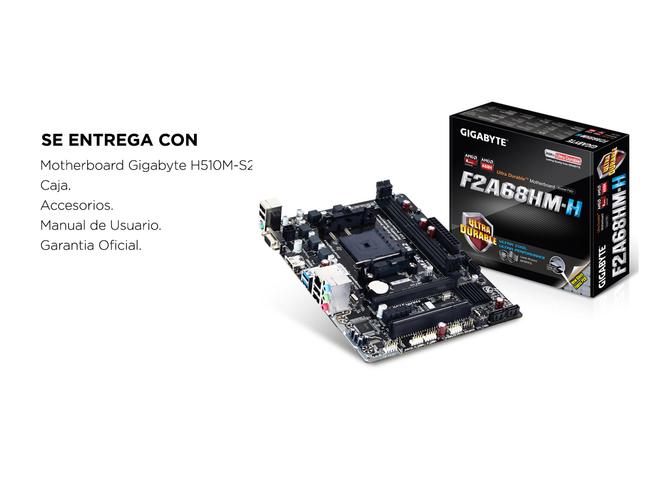 Motherboard Gigabyte F2A68HM-H AMD FM2+ HDMI VGA - 6