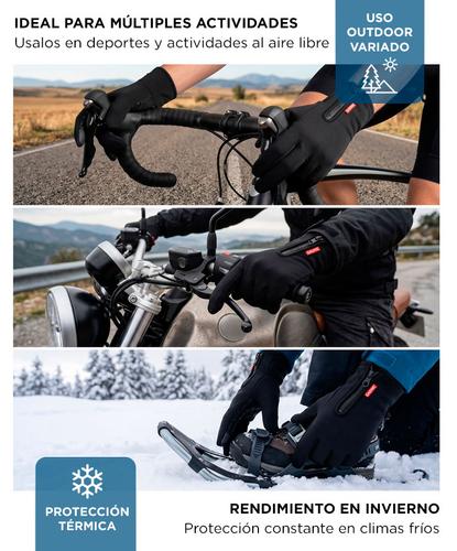 Guantes Tacticos Gadnic Touchscreen Ciclismo Moto Outlet - 4
