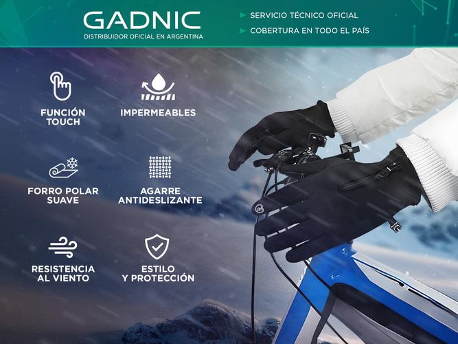 Guantes Térmicos Touch Gadnic MG-01 Deportes Extremos  - 1