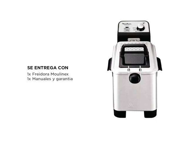 Freidora Moulinex Easy Acero Inoxidable 1600W 3 Litros - 5