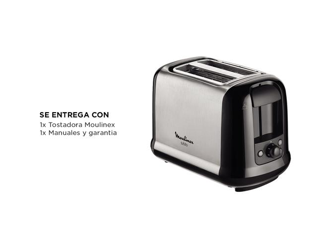Tostadora Moulinex Subito 3 7 Niveles 720W Descongela Acero Lt2608ar - 5