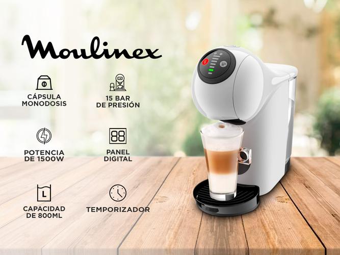 Cafetera Dolce Gusto Genio s Basic Moulinex Capsula Blanca  - 1