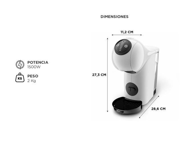 Cafetera Dolce Gusto Genio s Basic Moulinex Capsula Blanca  - 4