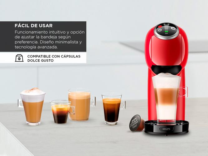 Cafetera Dolce Gusto Genio s Plus Roja Moulinex Capsula Blanca  - 2