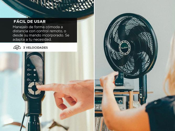 Ventilador Digital Moulinex 20 Control Remoto 95W  - 3