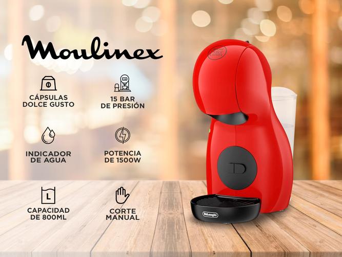 Cafetera Moulinex Dolce Gusto Piccolo XS Roja Capsulas - 1
