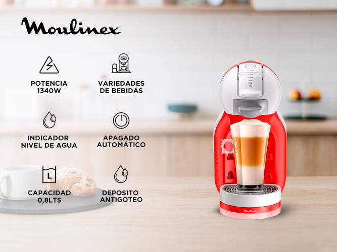 Cafetera Multibebida Moulinex Dolce Gusto Mini Me Roja - 1