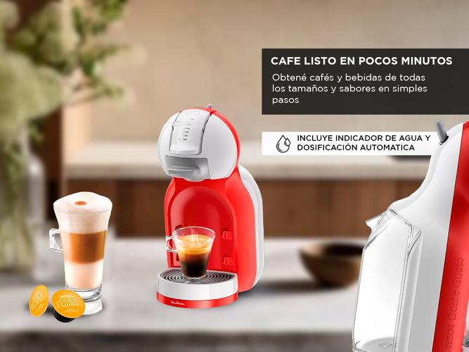 Cafetera Multibebida Moulinex Dolce Gusto Mini Me Roja - 3