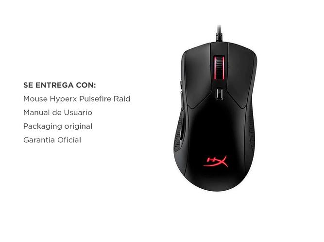 Mouse Hyperx Pulsefire Raid RGB Gaming - 6