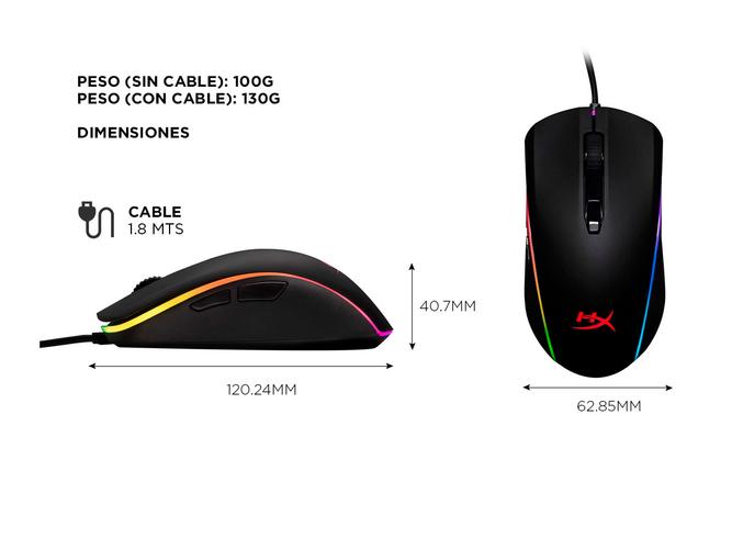 Mouse Gamer Hyperx Pulsefire Surge RGB  - 5