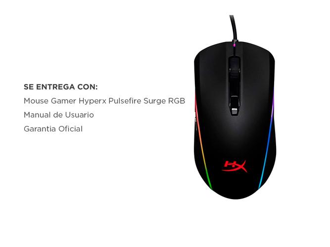 Mouse Gamer Hyperx Pulsefire Surge RGB  - 6