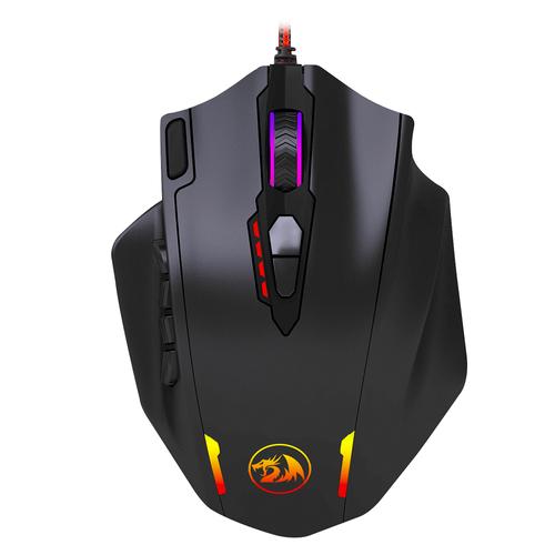 Mouse Gamer Redragon M908 Impact 12 botones programables RGB Chroma - 0