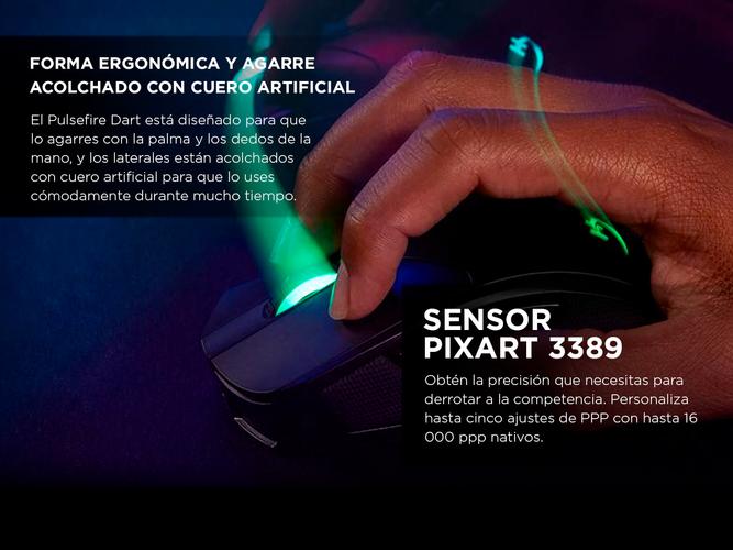 Mouse Gamer Hyperx Pulsefire Dart Inalambrico 16000 DPI RGB - 3
