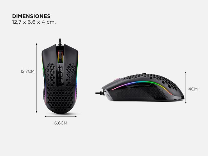 Mouse Gamer Redragon Storm Elite M988 32000 DPI Ultraliviano - 5