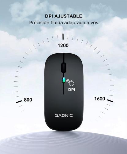 Mouse Inalámbrico Gadnic Pc Notebook - 3