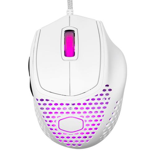 Mouse Gamer Coolermaster MM720 White Matte 16000 DPI Led RGB - 0