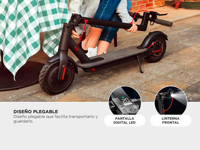 Monopatín Eléctrico Gadnic 300W Recargable Plegable  - 2