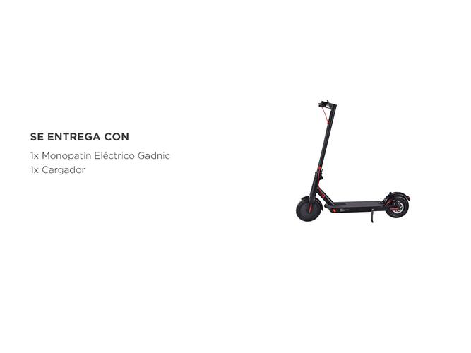 Monopatín Eléctrico Gadnic 300W Recargable Plegable  - 5