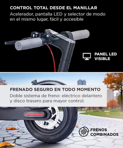Monopatín Eléctrico Gadnic 300W Recargable Plegable  - 2