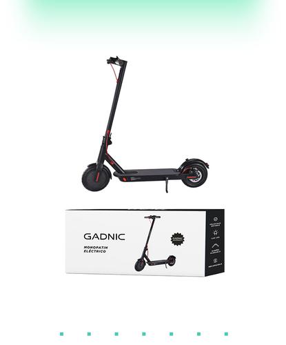 Monopatín Eléctrico Gadnic 300W Recargable Plegable  - 6