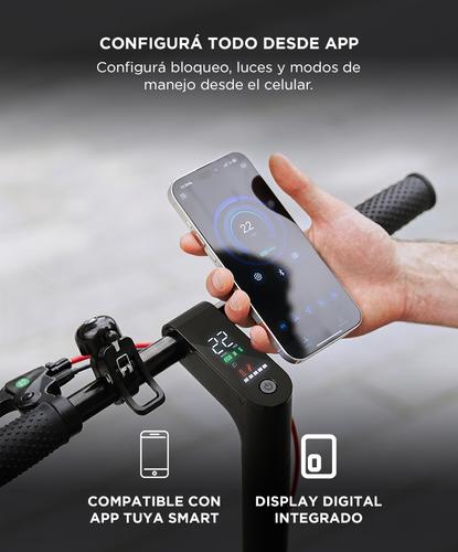 Monopatin Electrico Gadnic 250W Velocidad 25 Km H Autonomia 25 Km App Tuya Smart Freno A Disco Plegable - 4