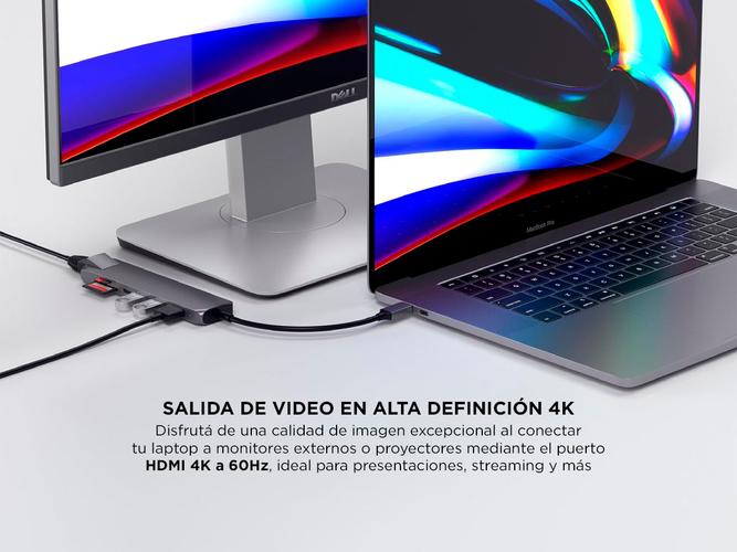 Hub Satechi 6-in-1 USB-C Slim Multiport Adapter con Ethernet - 3